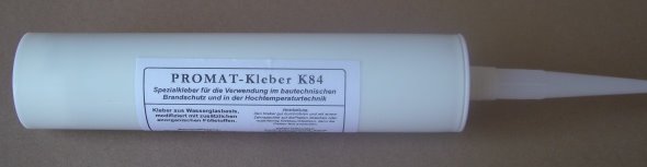 FIRETEK Kleber fr Calciumsilikatplatten Promasil K84  310 ml Kartusche
